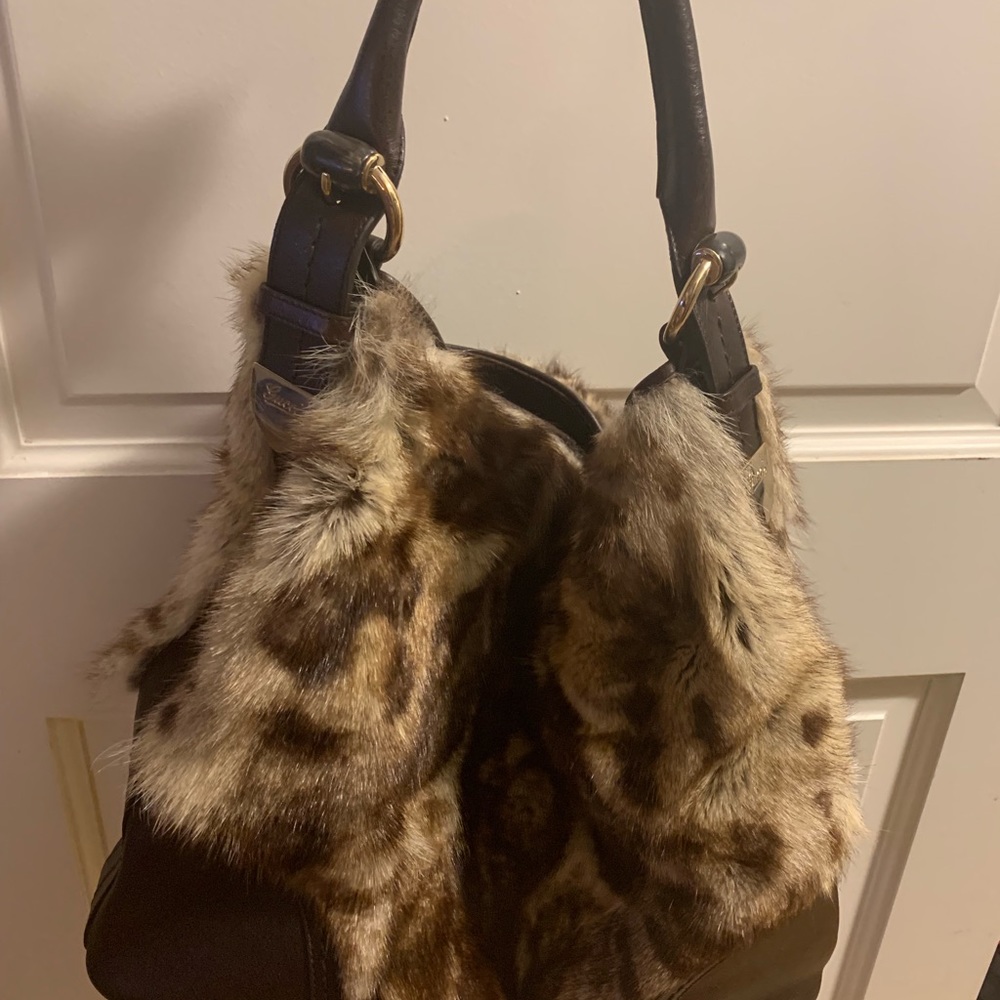 Authentic Gucci fur hobo bag - Picture 7 of 9